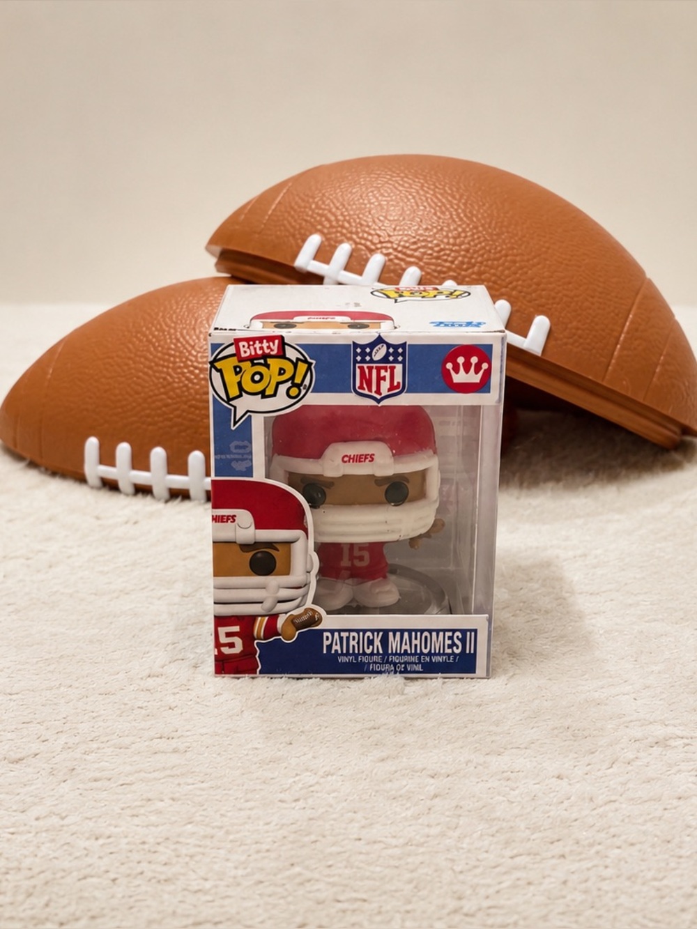 Funko Bitty Pop!® NFL Player Vinyl Figure Kansas City Chiefs Patrick Mahomes